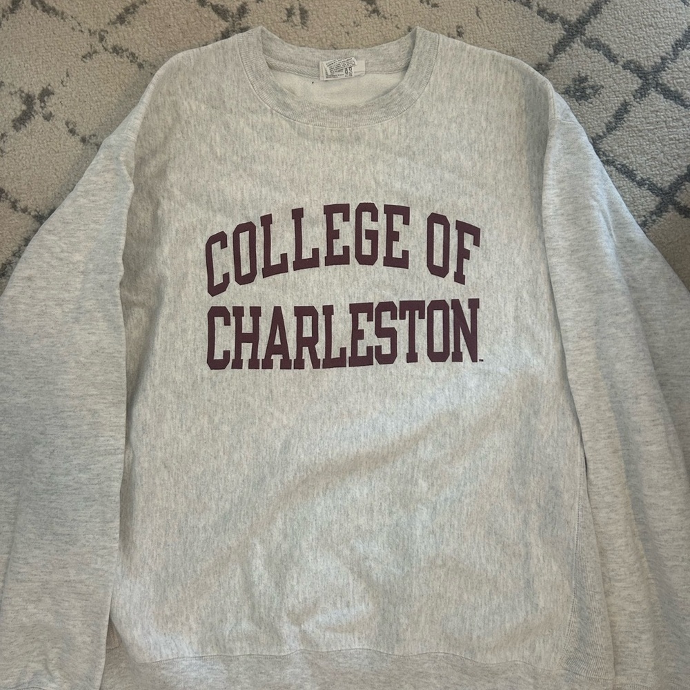 Champion Gray Reverse Weave Sweatshirt